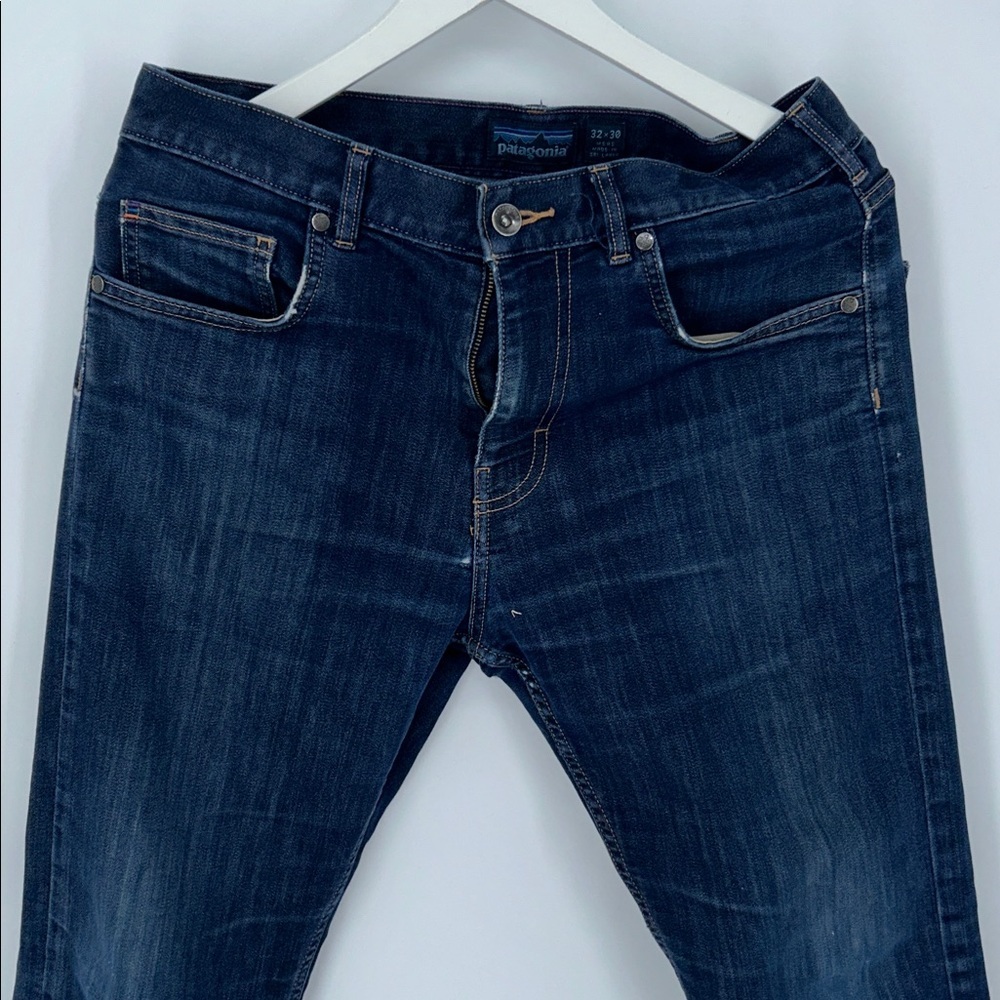 Patagonia Worn Wear Straight Fit Men's Jeans Dark Wash Size 32 X 30 - Picture 4 of 12